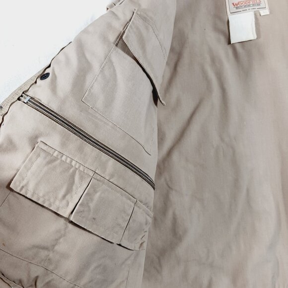 Woodfield Men's Tan Vest, Outdoor, Fishing, Hunting, Size M, See Description - Picture 6 of 15